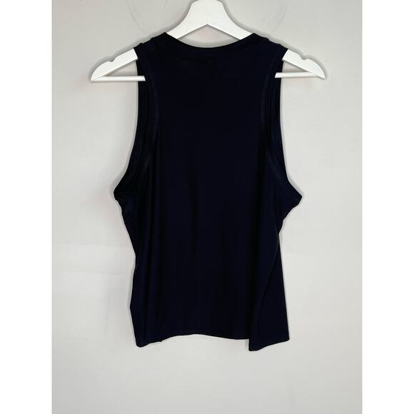 Vuori Sleeveless High Neck Energy Ultrasoft Performance Crop Tank Top Black M - Picture 7 of 7